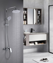 33009 Однорукий душевой релинг (ХРОМ)  HANSEN  (5/1шт)