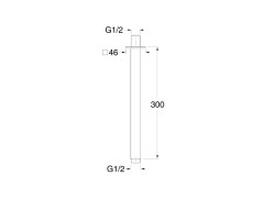 Держатель для душа CRISTINA SANDWICH PD42377