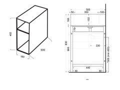Тумба CIELO NARCISO NABOX CM