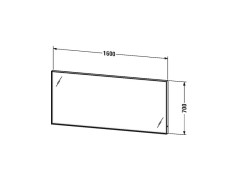 Зеркало с подсветкой DURAVIT L-CUBE LC738500000