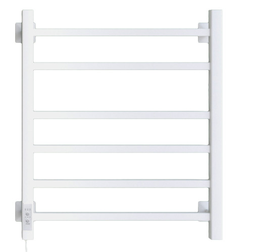 Полотенцесушитель Электрич.кабельный Ника STEP-2 60/50 RAL9016 белый матовый левый тэн