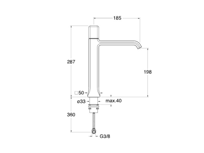 Смеситель для раковины CRISTINA ITALY IT92751