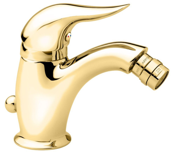 Emmevi Duka, смеситель с донным клапаном для биде, цвет золото