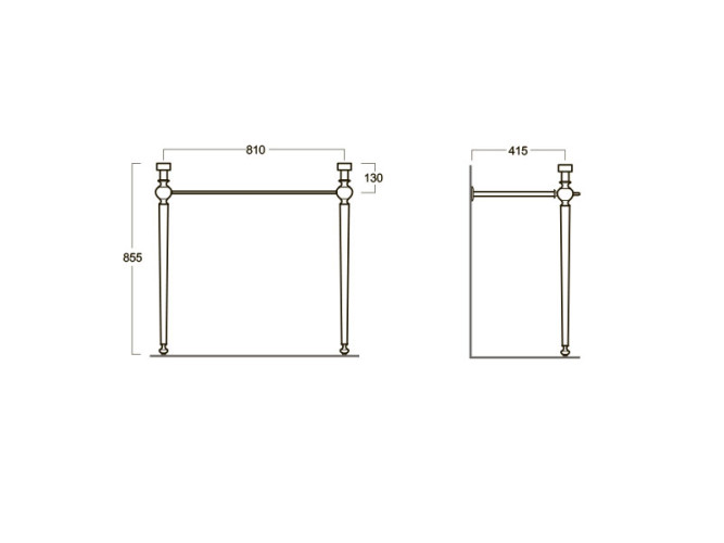 Ножки для AR 874 SIMAS ARCADE AR CG2 oro