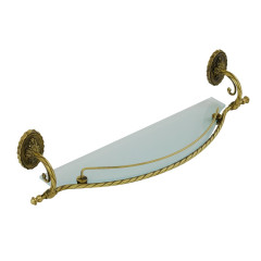 Полка L65 см, стекло/бронза Migliore Edera