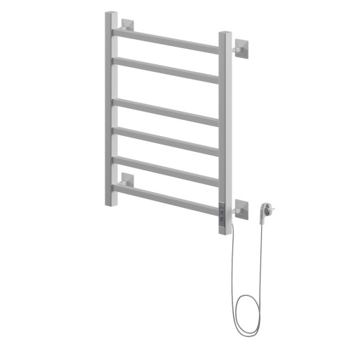 Полотенцесушитель Электрич.кабельный Ника STEP-2 60/50 RAL9016 белый матовый правый тэн