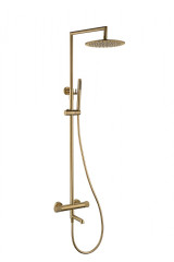 19170-S Душевая система с термостатом (Мат. Золото) GANZER (5/1шт)