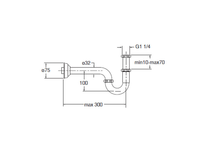 Сифон для раковины CRISTINA Сифоны AC20152