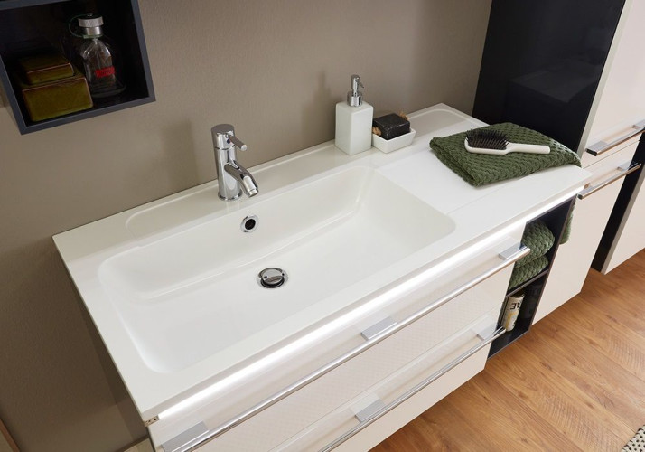 Marlin 3250star, раковина из минерального литья правая 100,5 см, цвет белый