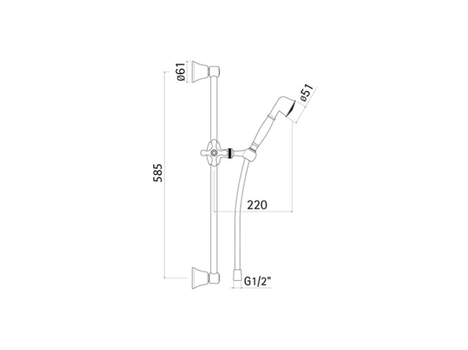 Душевой гарнитур MAMOLI EPOCA FE110005