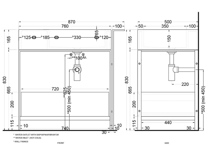 Ящик для консоли CIELO NARCISO NACME RS
