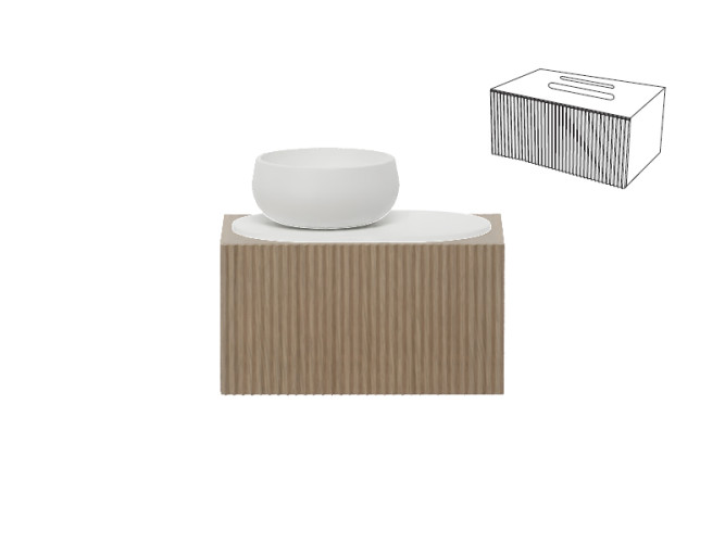 Тумба под раковину CIELO DELFO DECD76E RN