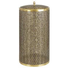 Корзина для белья ажурная 44 литра, D31, H63 cm, бронза Migliore Migliore