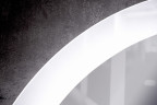 Xpertials Lumix, круглое зеркало Led 90 см: датчик подсветки с диммером и датчик антизапотевания