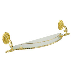 Полка L65 см, стекло/золото Migliore Edera