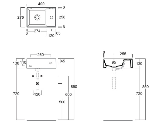 Раковина подвесная или накладная SIMAS AGILE AG 40 bia