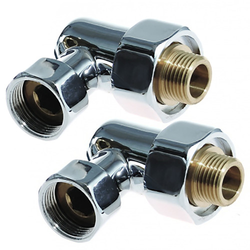 Американка для полотенцесушителя  угл 3/4" x 1/2"  г/ш  (НИКА) SMT747/2SCH0504(S2) со сгоном хром*