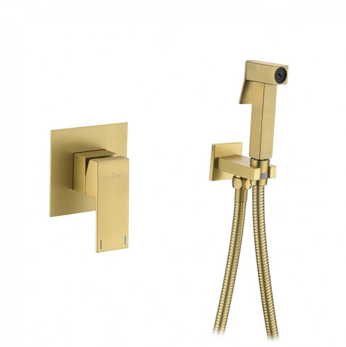 393553-S Комплект скрыт. монтажа для биде квадрат. (МАТ. ЗОЛОТО) ViEiR  (10/1шт)