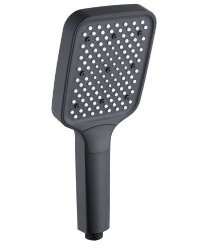 3021-1 Лейка для душа, черный 10.5*26см (3-функций, кнопка) HANSEN (50/1шт)