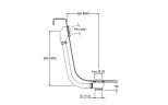Слив перелив для ванны CRISTINA Сливы переливы V1U290051