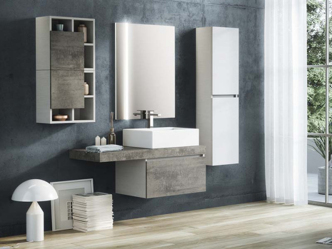 Зеркало с подсветкой BERLONI BAGNO Зеркала и светильники REV 0500 B RX L