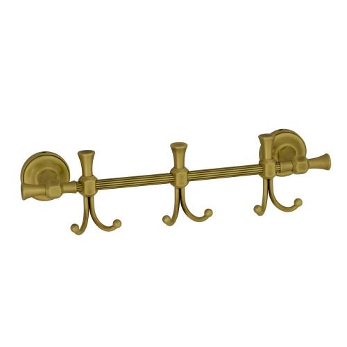 Планка с 3-мя двойными крючками L37 см, бронза Migliore Fortuna