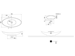 Раковина накладная Scarabeo LAVABI D ARREDO  8206