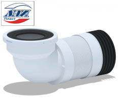 АНИ  К719R Гофра для унитаза (УГЛ) 240-450 (15шт)