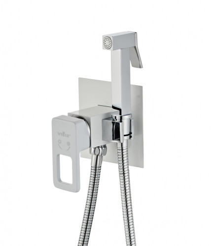 353551-F Комплект скрыт. монтажа для биде квадрат. (БЕЛЫЙ) ViEiR  (10/1шт)