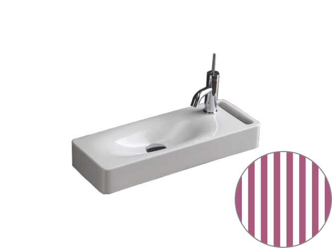 Раковина подвесная Scarabeo SOFT-HUNG-CUBE 1511/RER