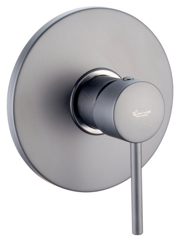 Emmevi Piper, однорычажный встраиваемый смеситель для душа, цвет черный матовый