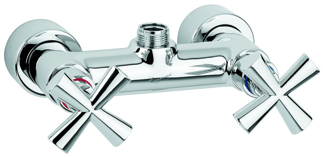Emmevi Spirit New, двухвентильный смеситель с подключением к душевой колонне, цвет хром