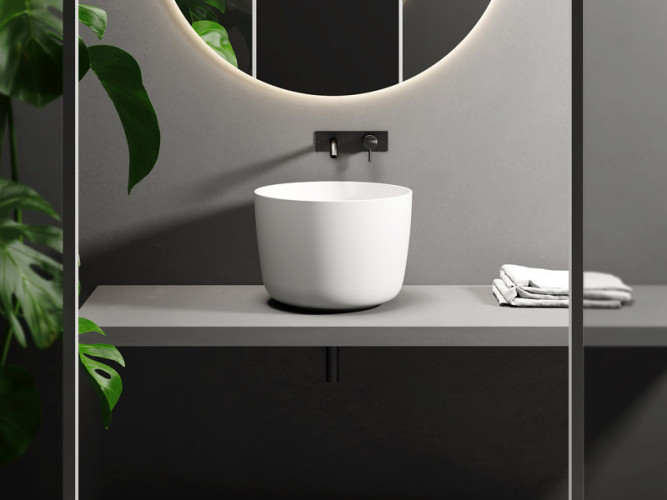 Раковина накладная RELAX DESIGN BONZO C1 LX01 opac