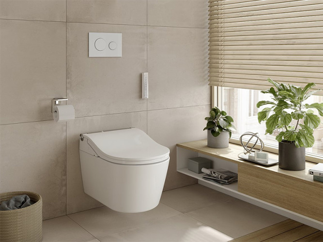 Сиденье-биде электронное с пультом TOTO RW Auto Flush TCF802C2G