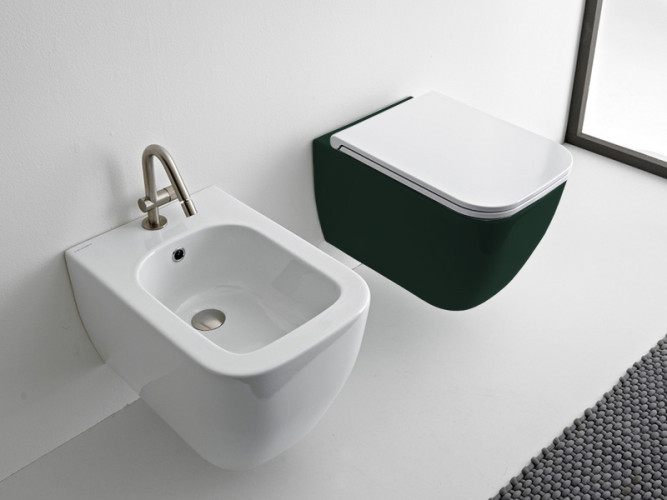 Унитаз подвесной безободковый Scarabeo TEOREMA 2.0 5126/CL55