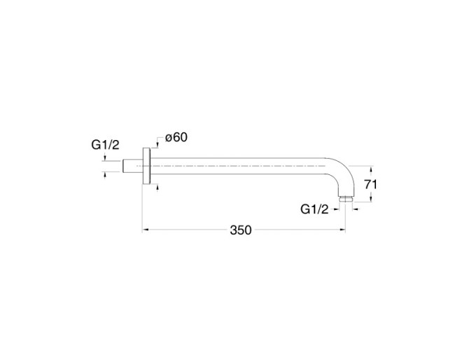 Держатель для душа CRISTINA SANDWICH PD42451