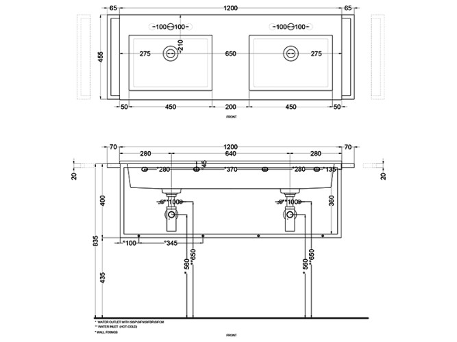 Консоль для раковины CIELO ERA-ECO ERST120 NM