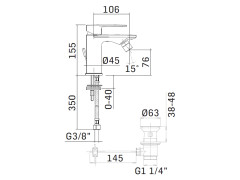 Смеситель для биде MAMOLI SADLER 56010000605K