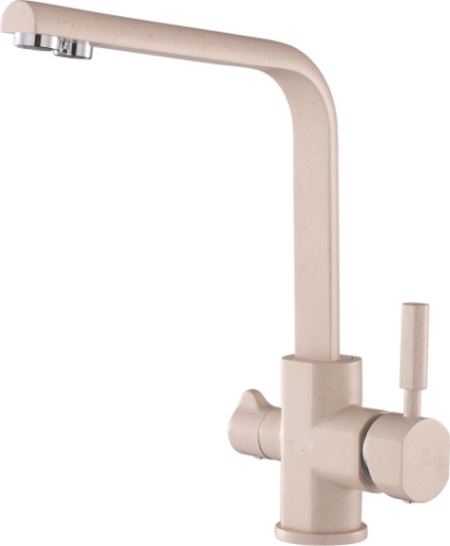 16034-B Смеситель (СВЕТ-БЕЖ.) с фильтром GANZER (10/1шт)