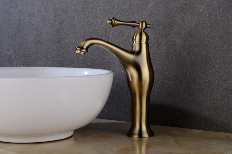 77013-D Смеситель для умыв.  (БРОНЗА)  GANZER  (10/1шт)