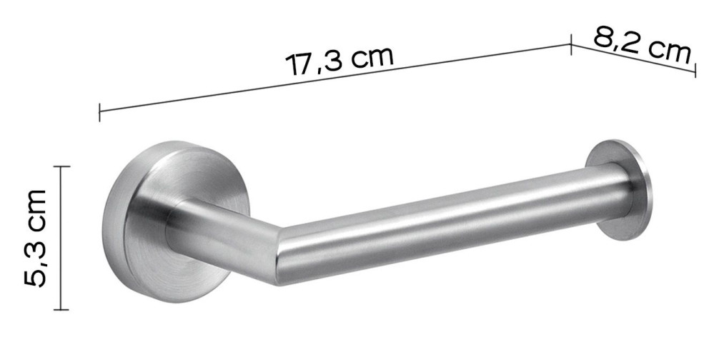 Gedy Project, бумагодержатель, цвет зачищенный хром