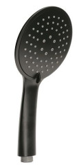 Gedy, ручной душ из ABS: 3 режима, соединение 1/2”, цвет черный матовый