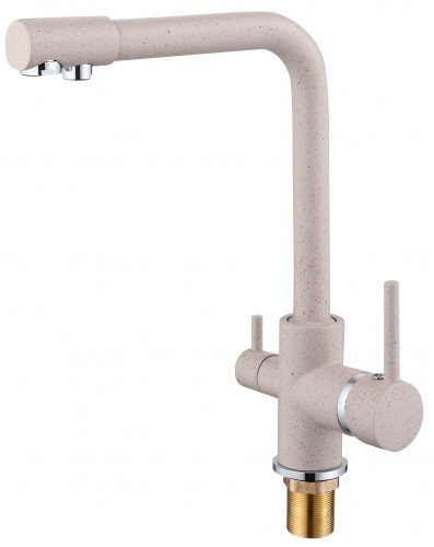 15081-M Смеситель под. фильт (БЕЖ.) HANSEN (10/1шт)