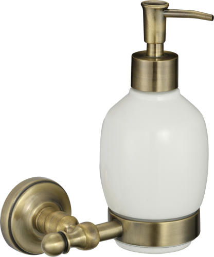 31021-D Дозатор жидкого мыла наст. (БРОНЗА) GANZER  (20/1шт)