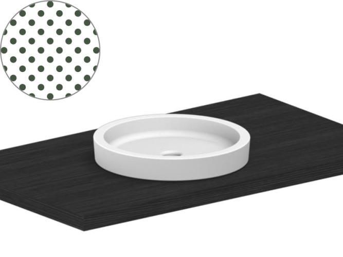 Раковина накладная Scarabeo BUCKET 8810/SEV