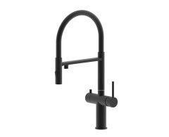 15056-C Смеситель для кухни под фильт., МАГНИТ. (ЧЕР.+ЧЕР.) ViEiR (10/1шт)