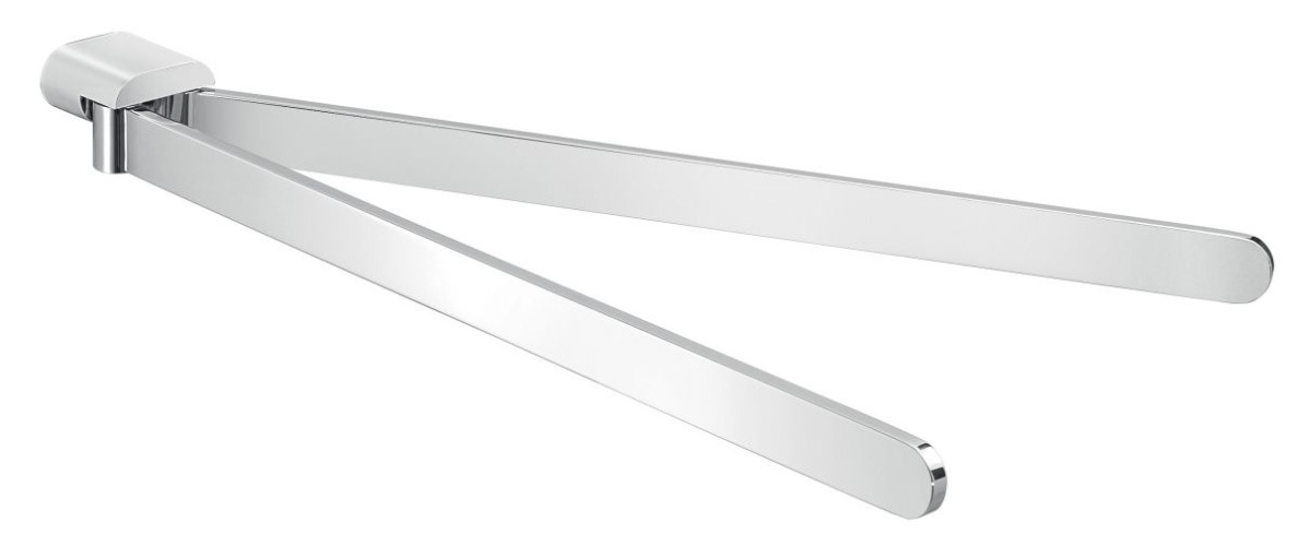 Gedy Azzorre, полотенцедержатель двойной поворотный, цвет хром