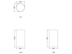Стакан CIELO ACCESSORIES ACBIM AL