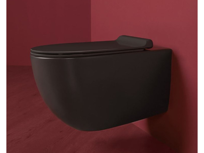 Унитаз подвесной безободковый SIMAS VIGNONI VI 18/F 85 nero