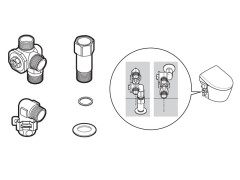 Запорный клапан TOTO КОМПЛЕКТУЮЩИЕ HH20136VR